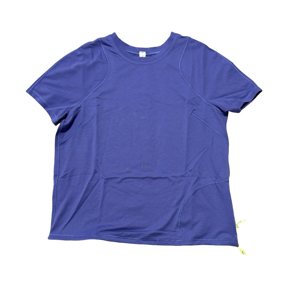 Lululemon Women's Athletic Active Yoga T Shirt Purple Size 4 - 17 x 20.5